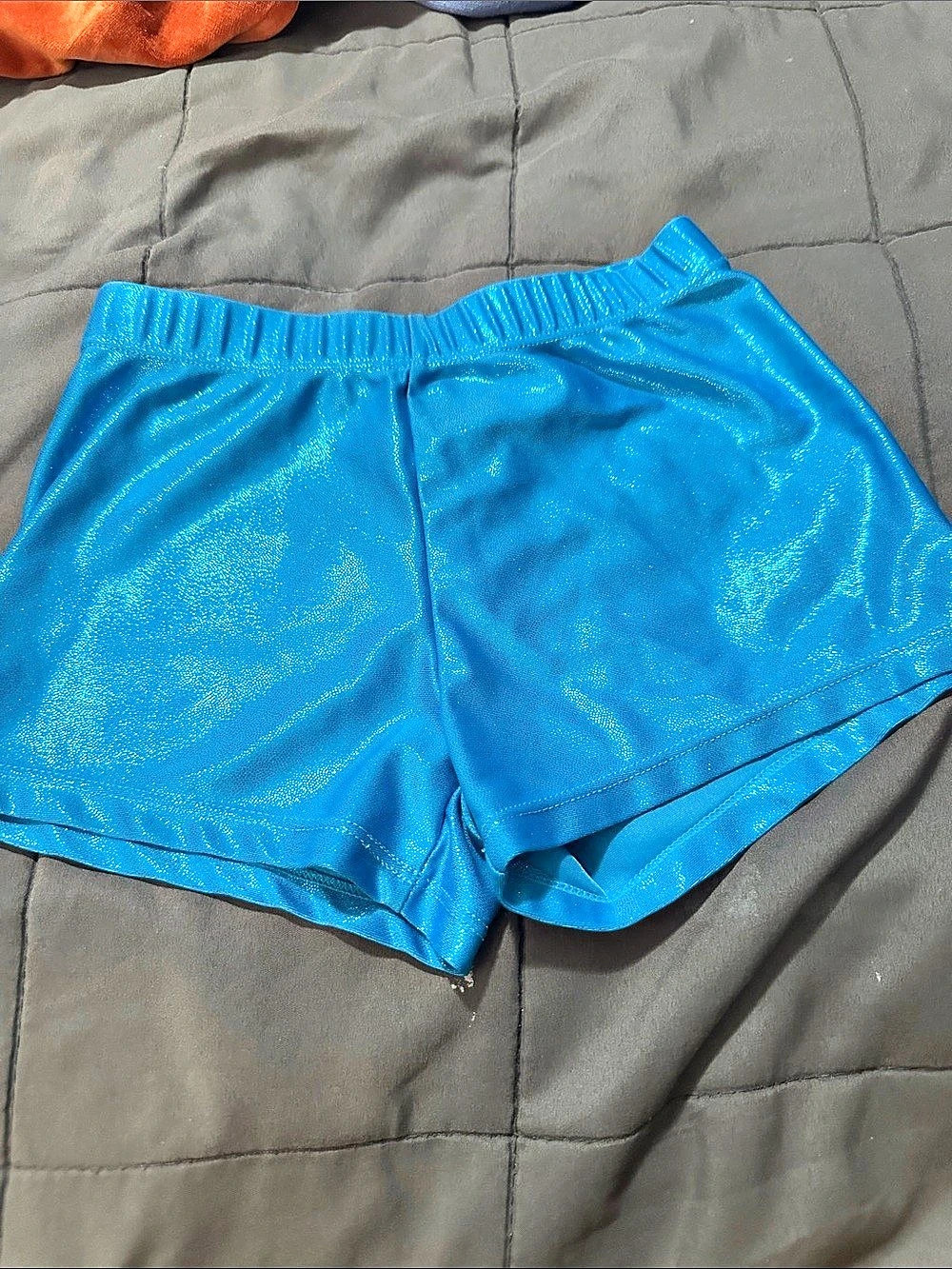 Blue Athletic Shorts Size 130 Like New